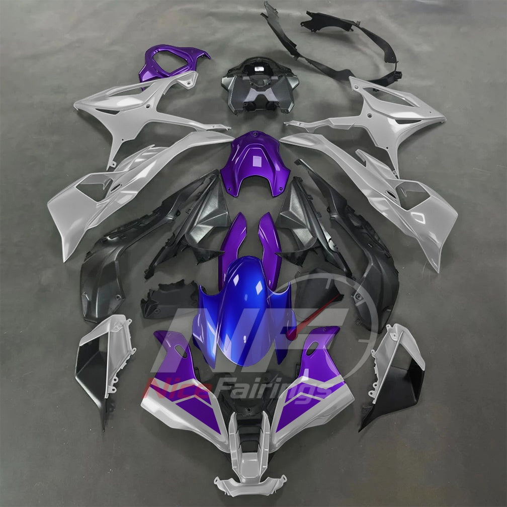 For BMW S1000RR 2025-2026 Purple Black Custom Fairings with ABS Sportbike Plastics and Full Body Kit | NiceFairings - main product image