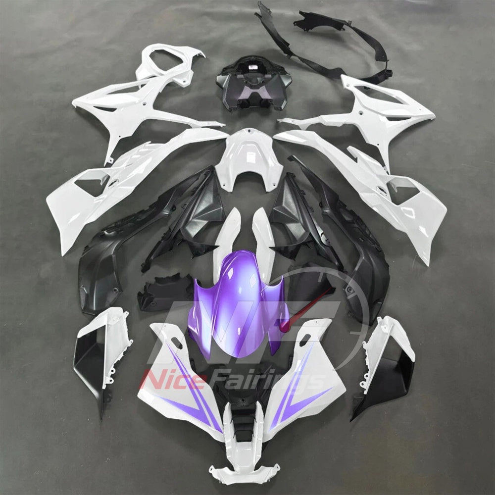 For BMW S1000RR 2025-2026 Orange Black Motorcycle Fairing Kit with Aftermarket Body Panels | NiceFairings - paint design NO.6 option image
