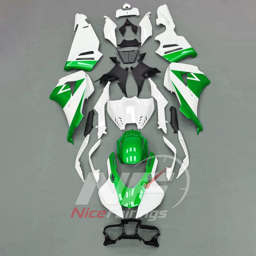 For Honda CBR1000RR-R SP 2024-2026 Green Black ABS Fairing Kit with Painted Bodywork and Replacement Panels | NiceFairings - paint design NO.6 option image