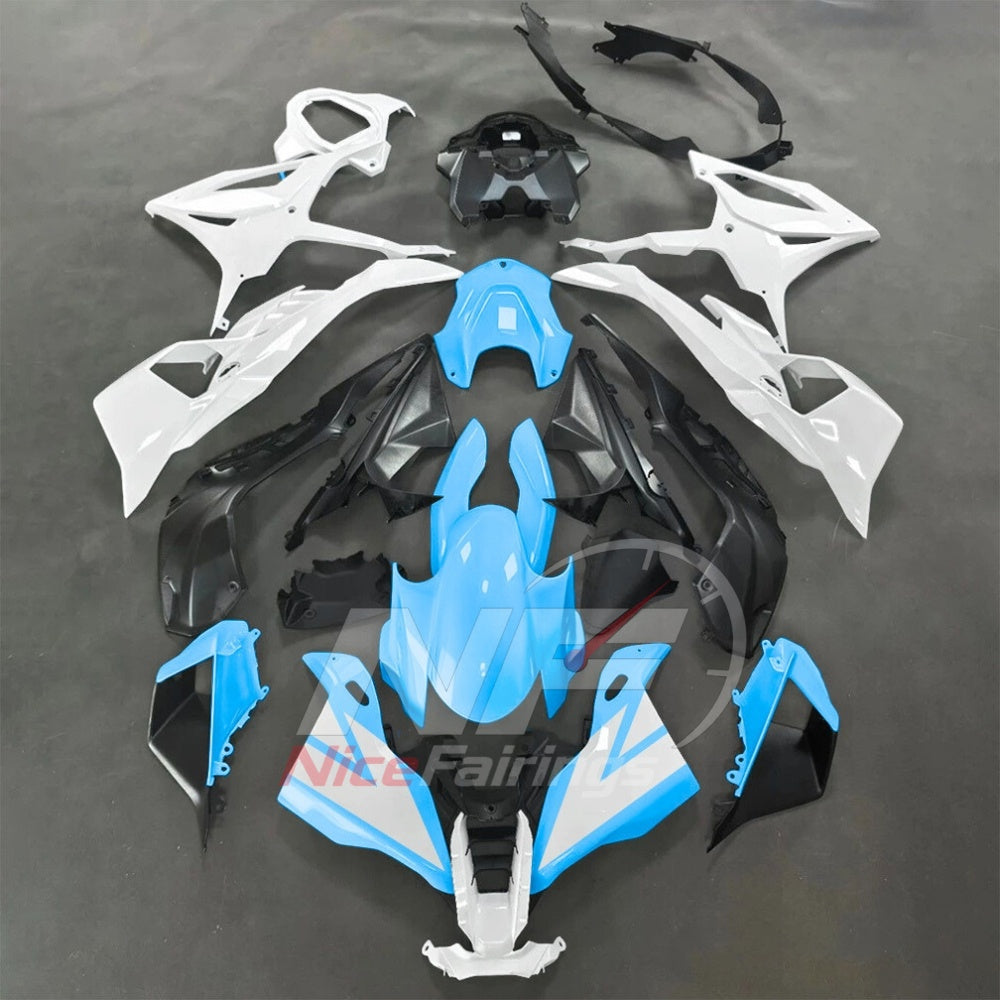 For BMW S1000RR 2025-2026 Yellow Black ABS Body Kit with Street and Track Fairing Panels | NiceFairings - paint design NO.9 option image