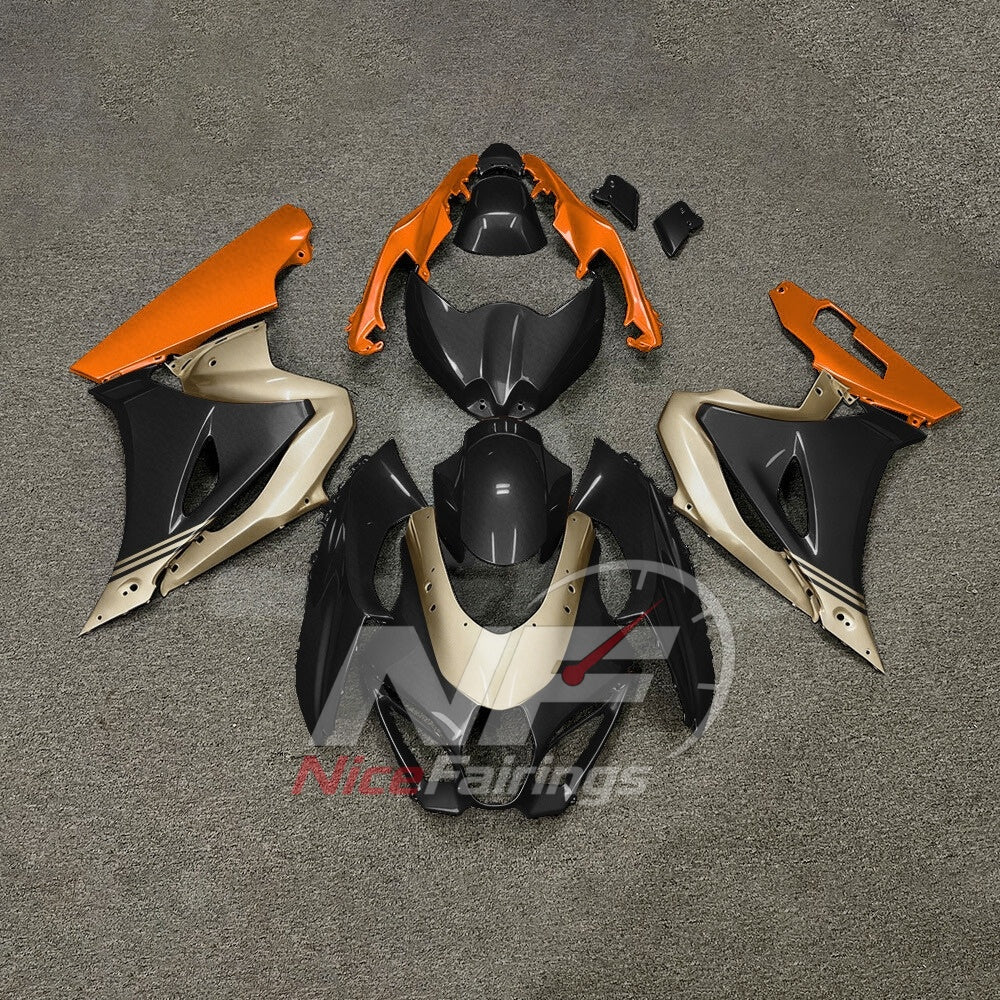 For Suzuki GSX-R1000 K17 2017-2026 Sportbike Fairing Set Orange Black Custom Painted Plastics | NiceFairings - main product image
