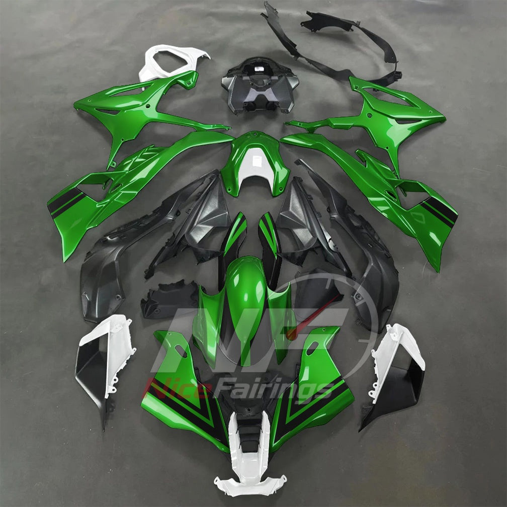For BMW S1000RR 2025-2026 Orange Black ABS Fairing Kit with Painted Bodywork and Replacement Panels | NiceFairings - paint design NO.7 option image