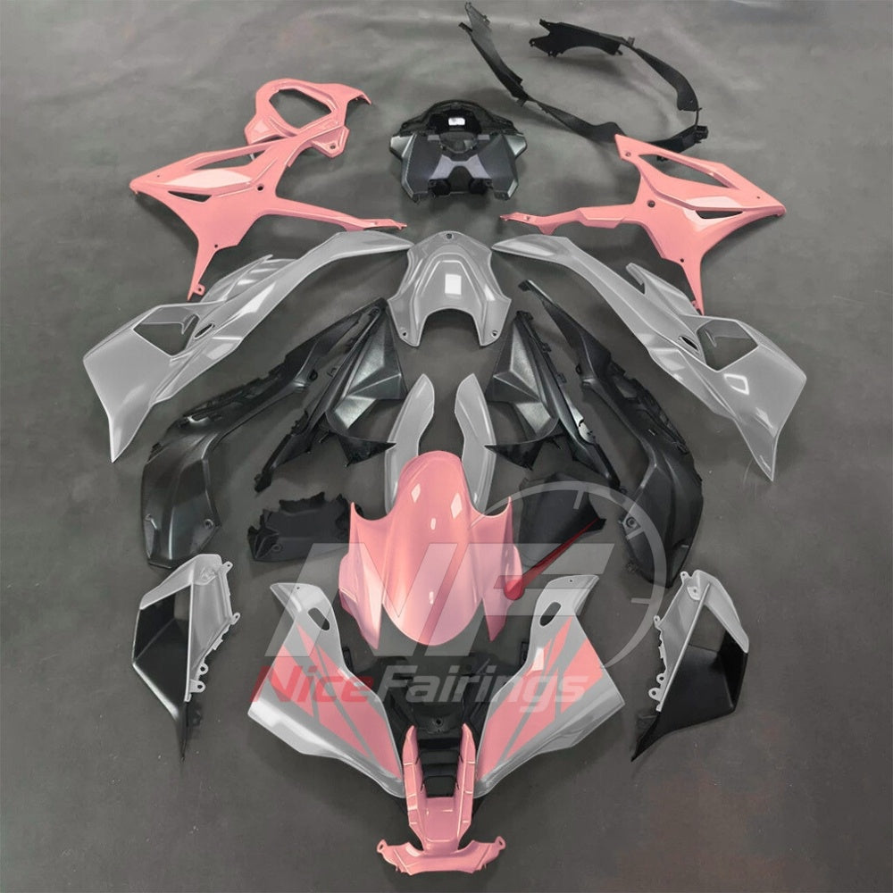For BMW S1000RR 2025-2026 Purple Black Painted ABS Fairings with Complete Replacement Bodywork | NiceFairings - paint design NO.3 option image