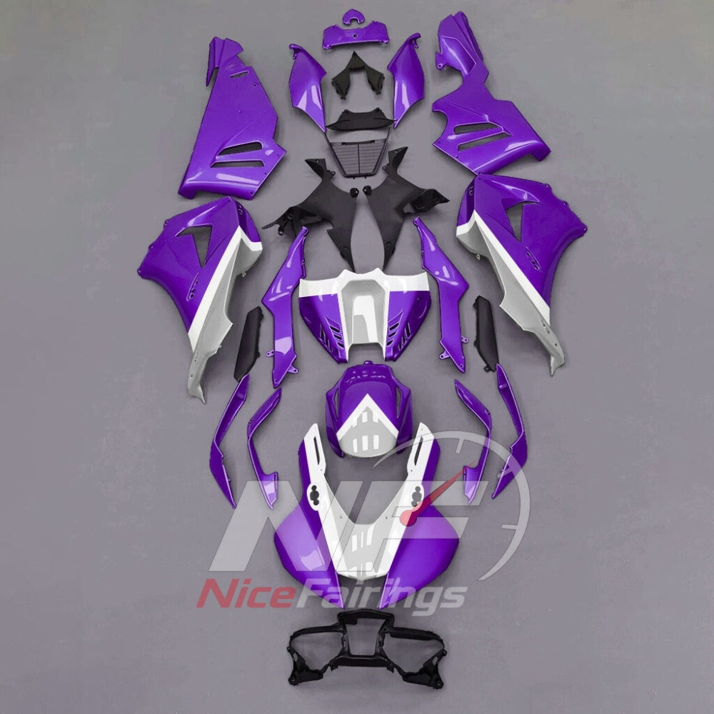For Honda CBR1000RR-R SP 2024-2026 Purple Black Sportbike Fairing Set with Custom Painted Plastics | NiceFairings - paint design NO.9 option image