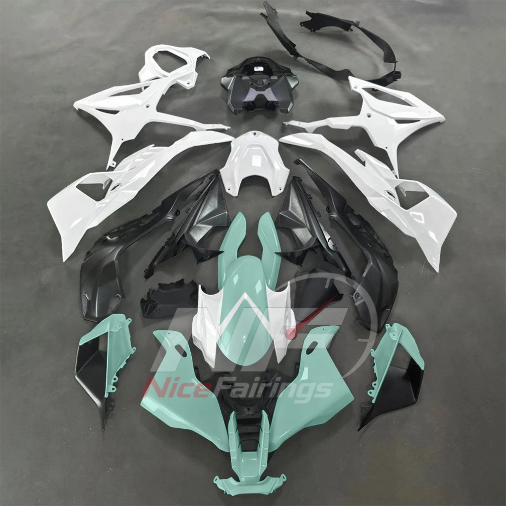For BMW S1000RR 2025-2026 Red Black ABS Body Kit with Street and Track Fairing Panels | NiceFairings - paint design NO.9 option image