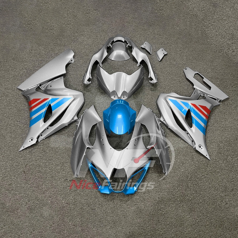 For Suzuki GSX-R1000 K17 2017 2018-2026 Custom Fairings Teal Black ABS Sportbike Plastics | NiceFairings - paint design NO.7 option image