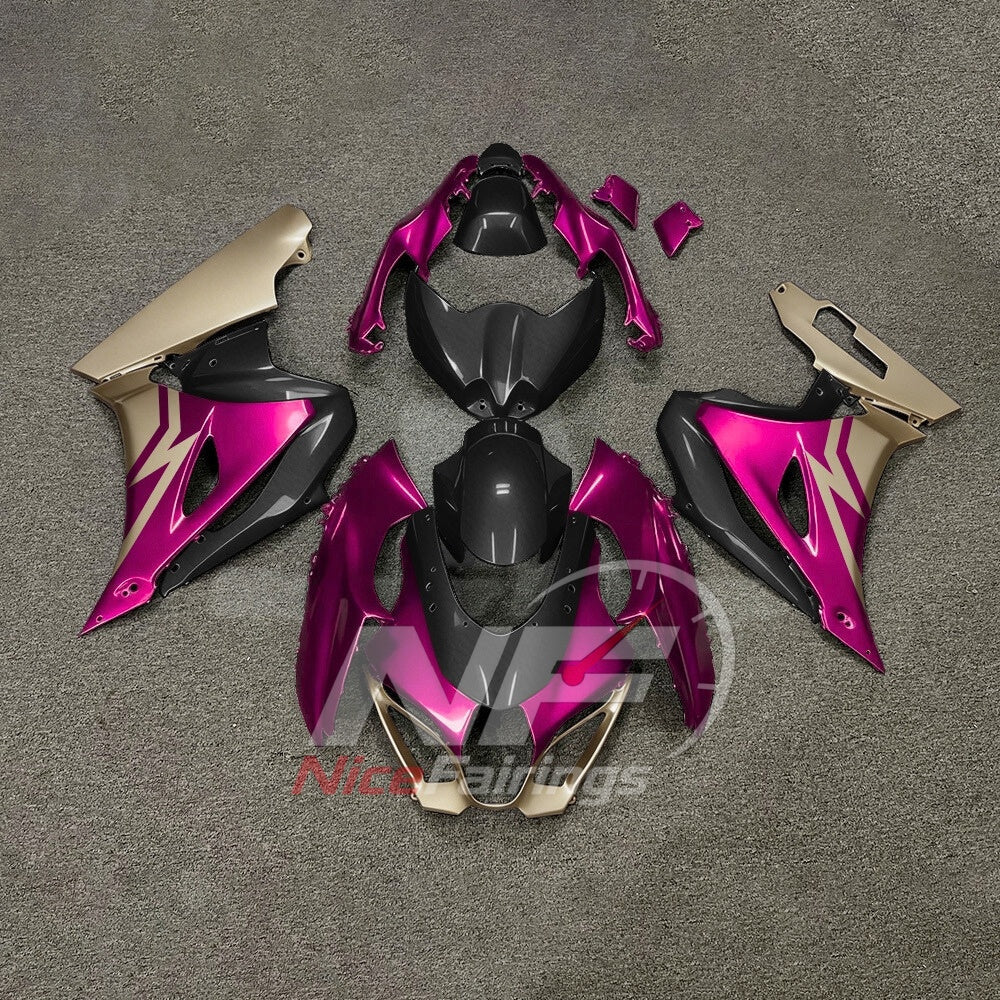 For Suzuki GSXR1000 K17 2017-2026 ABS Body Kit Red Black Street Track Fairings | NiceFairings - paint design NO.3 option image