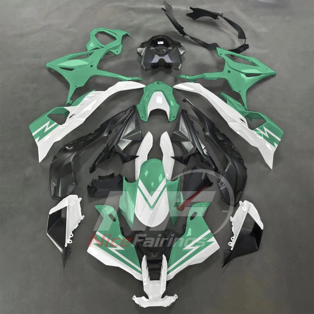 For BMW S1000RR 2025-2026 Red Black ABS Body Kit with Street and Track Fairing Panels | NiceFairings - paint design NO.3 option image