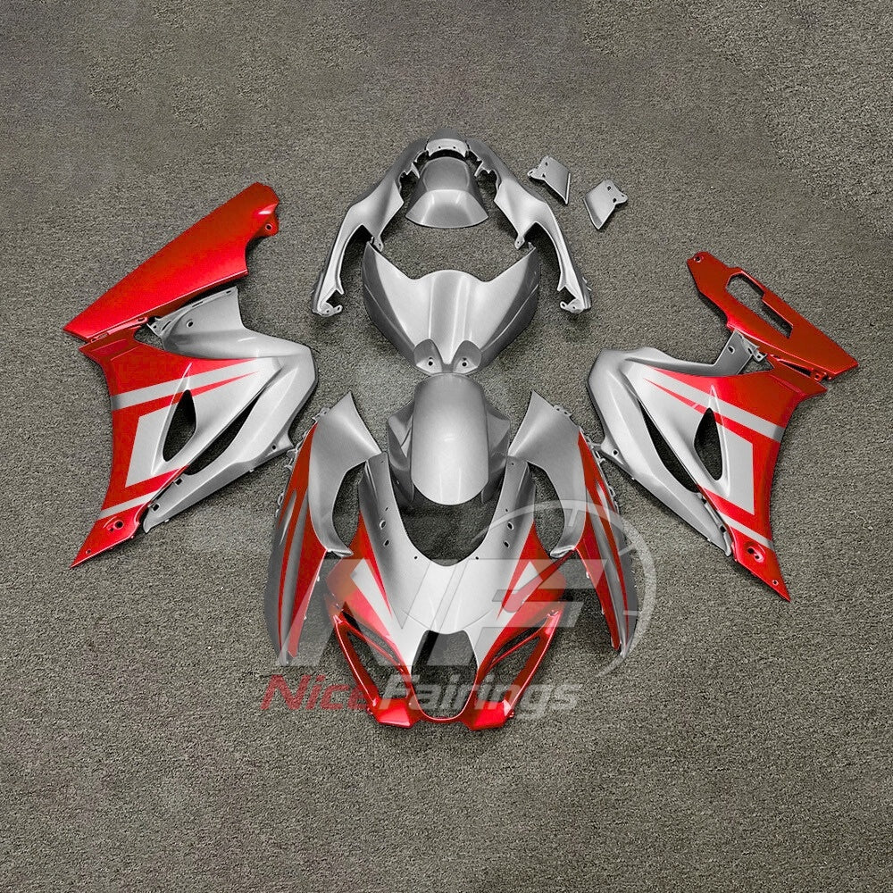 For Suzuki GSX-R1000 K17 2017-2026 Custom Fairings Pink Black ABS Sportbike Plastics | NiceFairings - paint design NO.6 option image