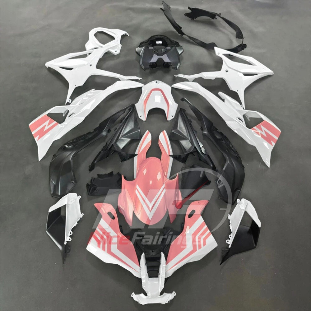 For BMW S1000RR 2025-2026 Red Black Motorcycle Fairing Kit with Aftermarket Body Panels | NiceFairings - paint design NO.3 option image