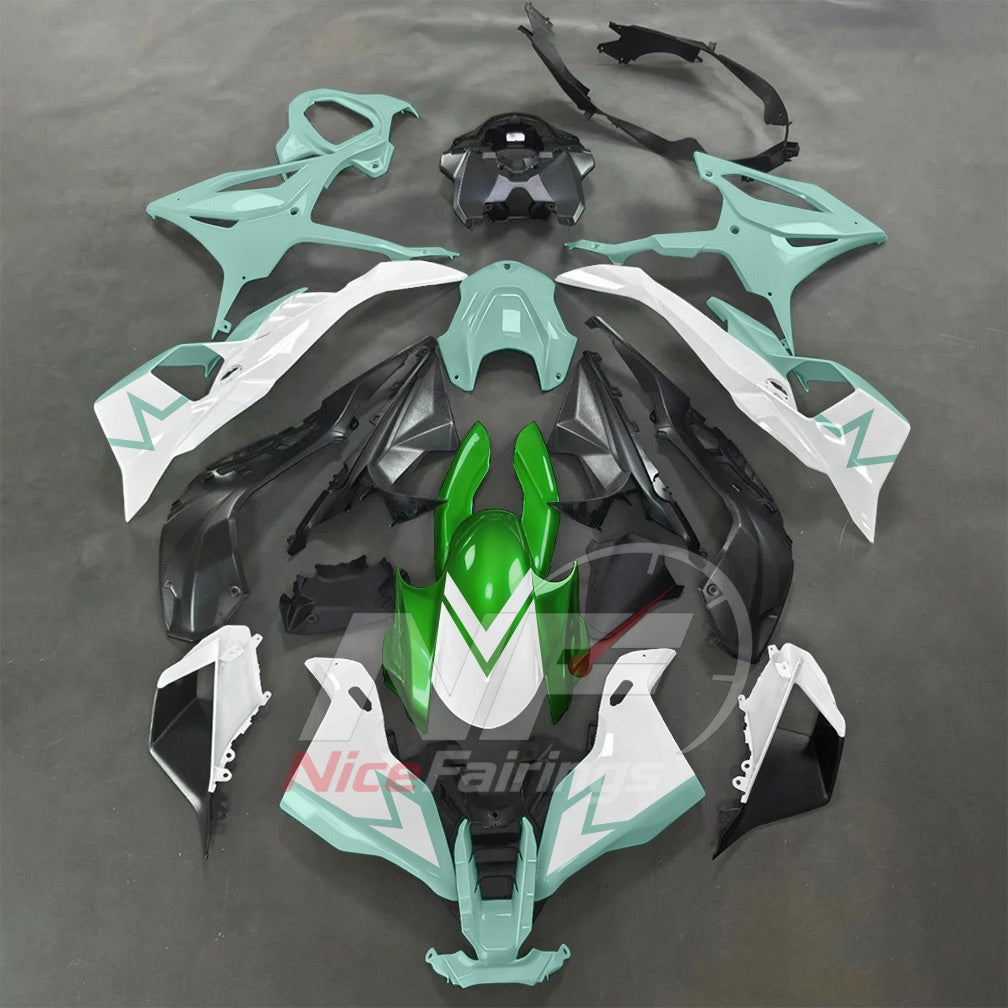 For BMW S1000RR 2025-2026 Yellow Black ABS Body Kit with Street and Track Fairing Panels | NiceFairings - paint design NO.6 option image