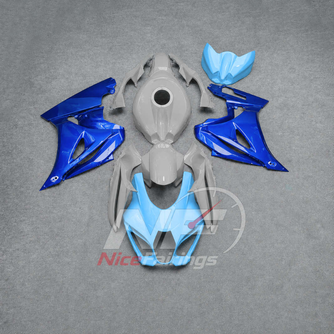 For Suzuki GSXR1000 K17 2017 2018-2026 ABS Fairing Kit Blue Painted Bodywork | NiceFairings - paint design NO.2 option image