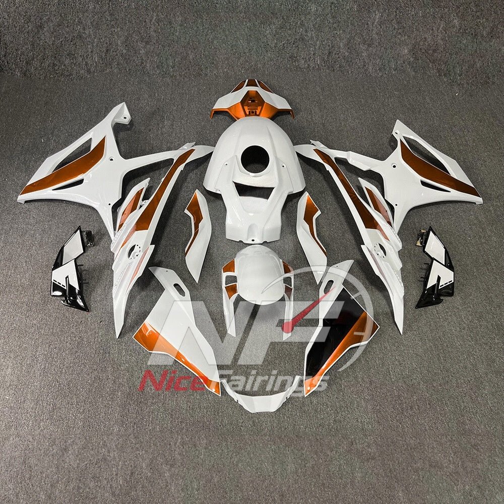 For BMW S1000RR 2023-2024 Red Black ABS Fairing Kit with Painted Bodywork and Replacement Panels | NiceFairings - paint design NO.7 option image