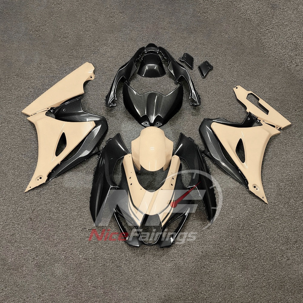 For Suzuki GSX-R1000 K17 2017-2026 K17 Sportbike Fairing Set Pink Black Custom Painted Plastics | NiceFairings - paint design NO.9 option image