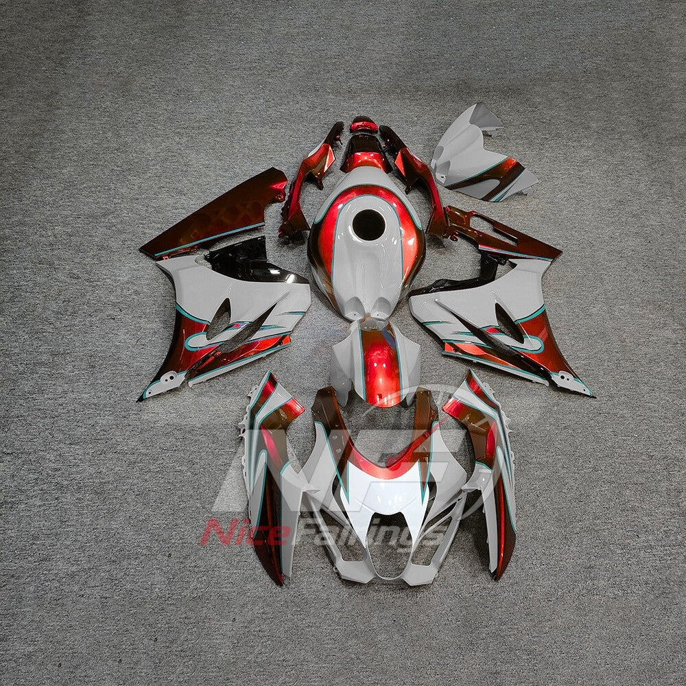 For Suzuki GSX-R1000 K17 17-26 Custom Fairings Yellow ABS Sportbike Plastics | NiceFairings - paint design NO.4 option image