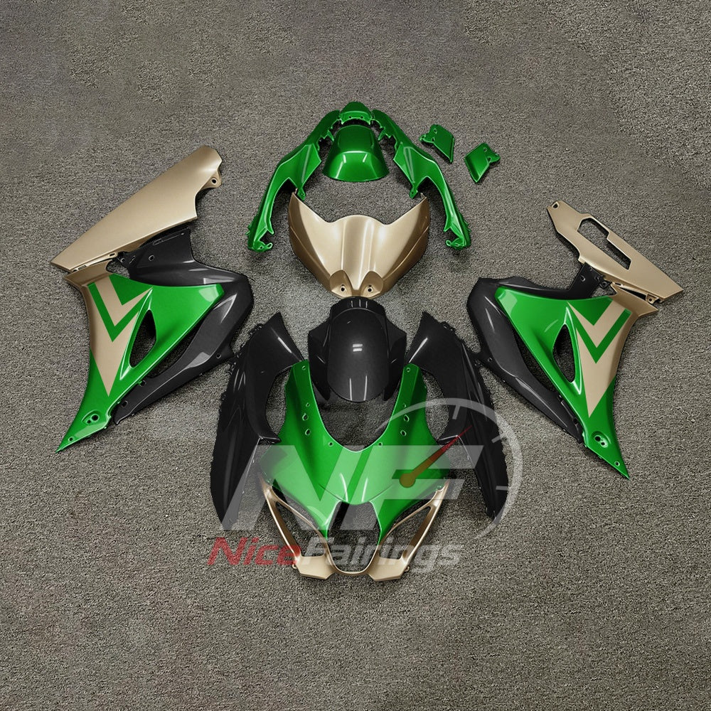 For Suzuki GSXR1000 K17 2017-2026 ABS Body Kit Blue Street Track Fairings | NiceFairings - paint design NO.9 option image