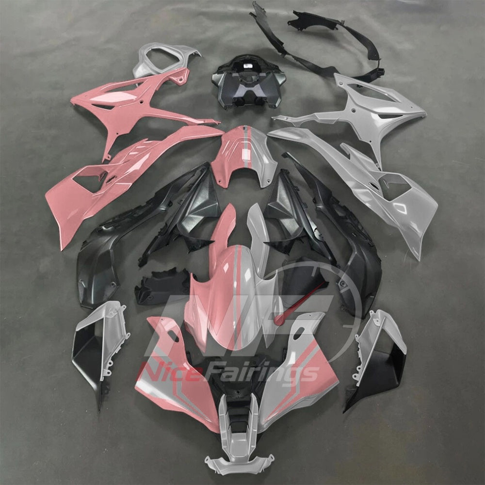 For BMW S1000RR 2025-2026 Blue Black Motorcycle Fairing Kit with Aftermarket Body Panels | NiceFairings - paint design NO.6 option image