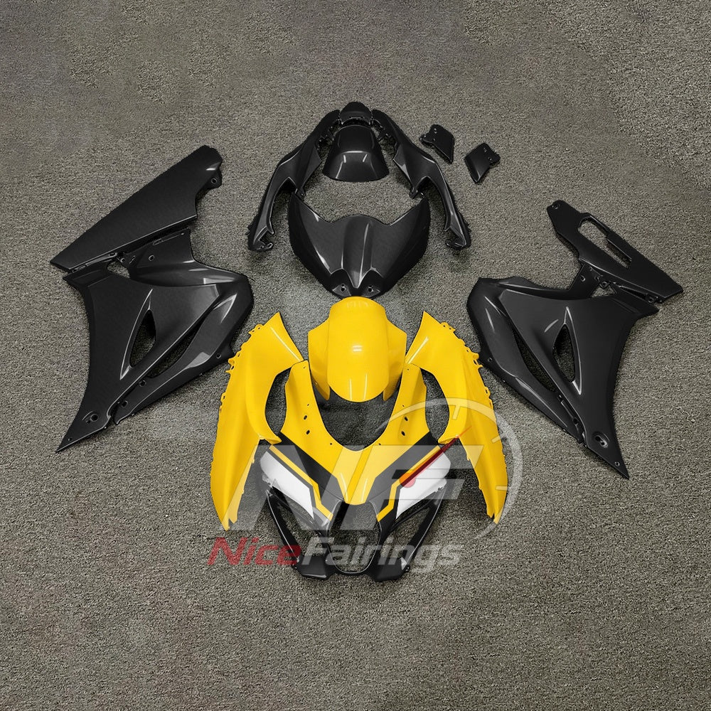 For Suzuki GSX-R1000 K17 2017-2026 Custom Fairings Blue Black ABS Sportbike Plastics | NiceFairings - paint design NO.8 option image