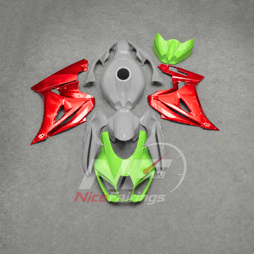 For Suzuki GSXR1000 K17 2017-2026 Motorcycle Fairing Kit Orange Black Body Panels | NiceFairings - paint design NO.9 option image