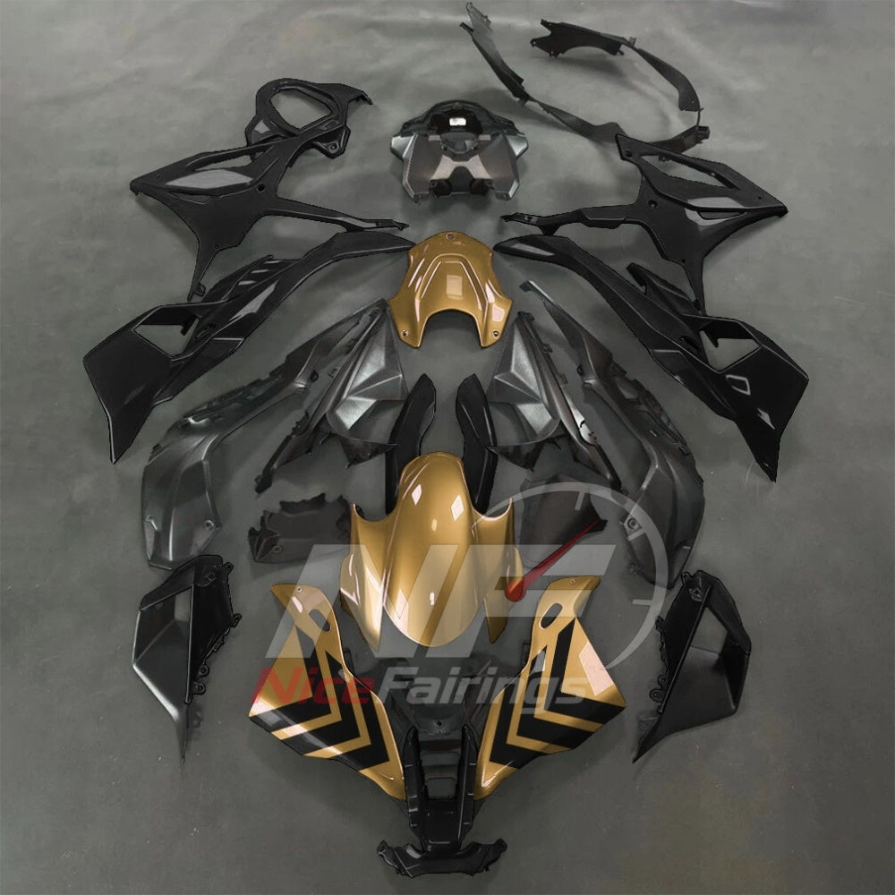 For BMW S1000RR 2025-2026 Red Black Sportbike Fairing Set with Custom Painted Plastics | NiceFairings - paint design NO.3 option image