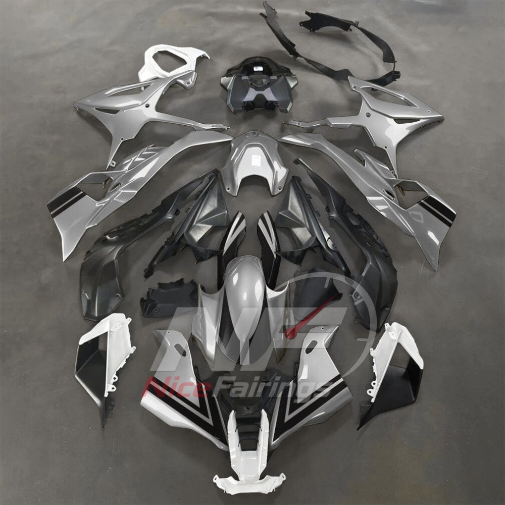 For BMW S1000RR 2025-2026 Purple Black ABS Body Kit with Street and Track Fairing Panels | NiceFairings - paint design NO.6 option image