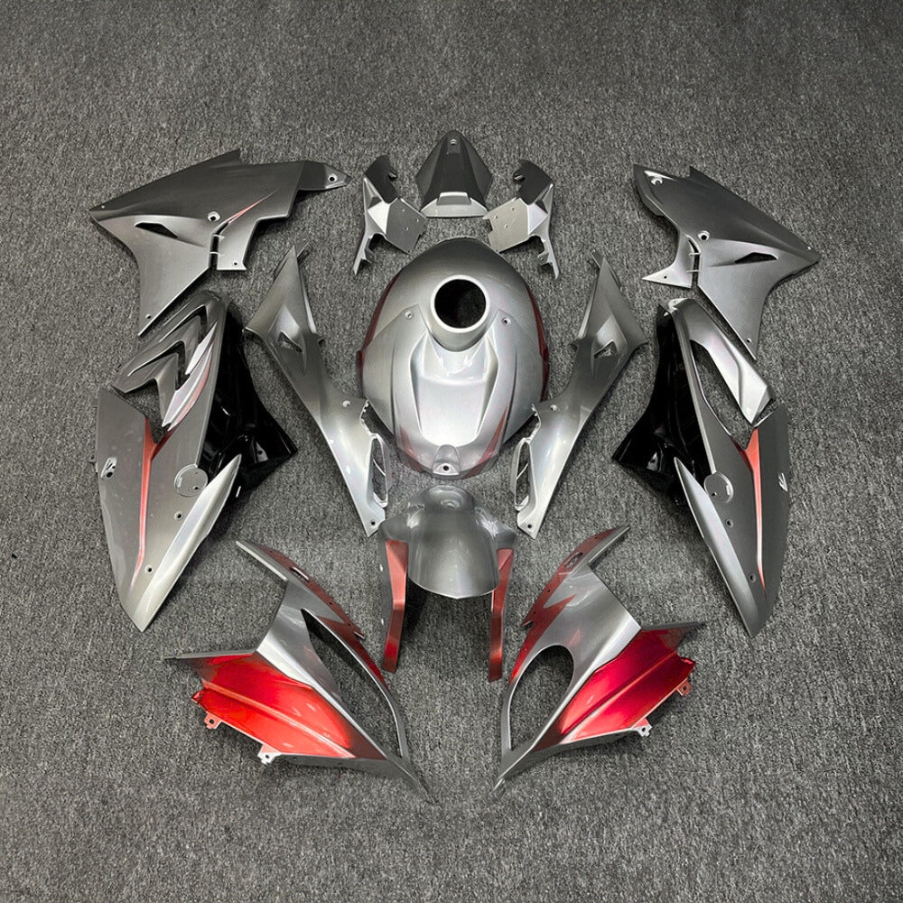 For BMW S1000RR 2017-2018 Grey Blue Tank Cover Edition Motorcycle Fairing Kit, Aftermarket ABS Body Panels | NiceFairings - main product image