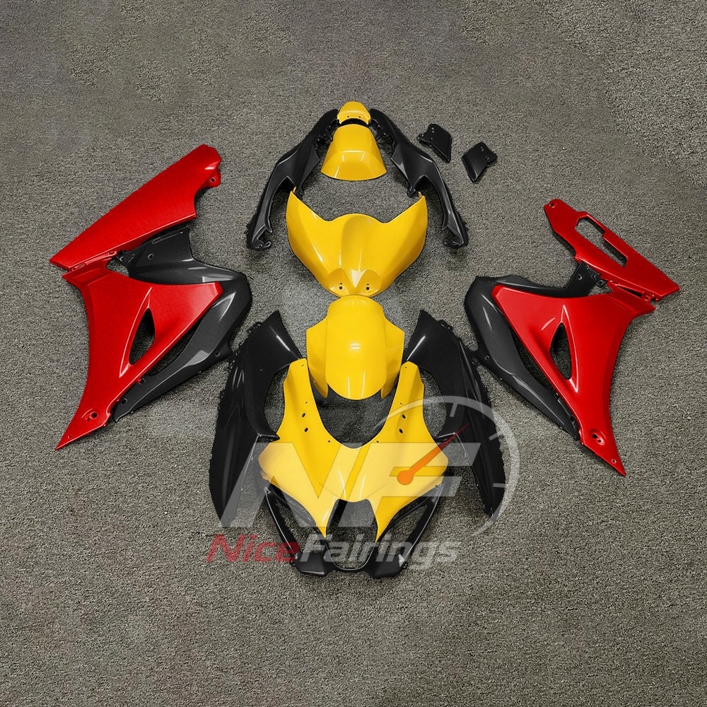 For Suzuki GSXR1000 K17 2017-2026 Motorcycle Fairing Kit Blue White Body Panels | NiceFairings - paint design NO.2 option image