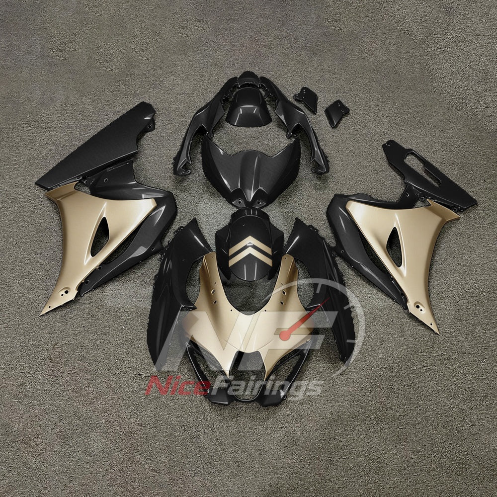 For Suzuki GSXR1000 K17 2017-2026 K17 Painted ABS Fairings Red Black Complete Bodywork | NiceFairings - paint design NO.9 option image