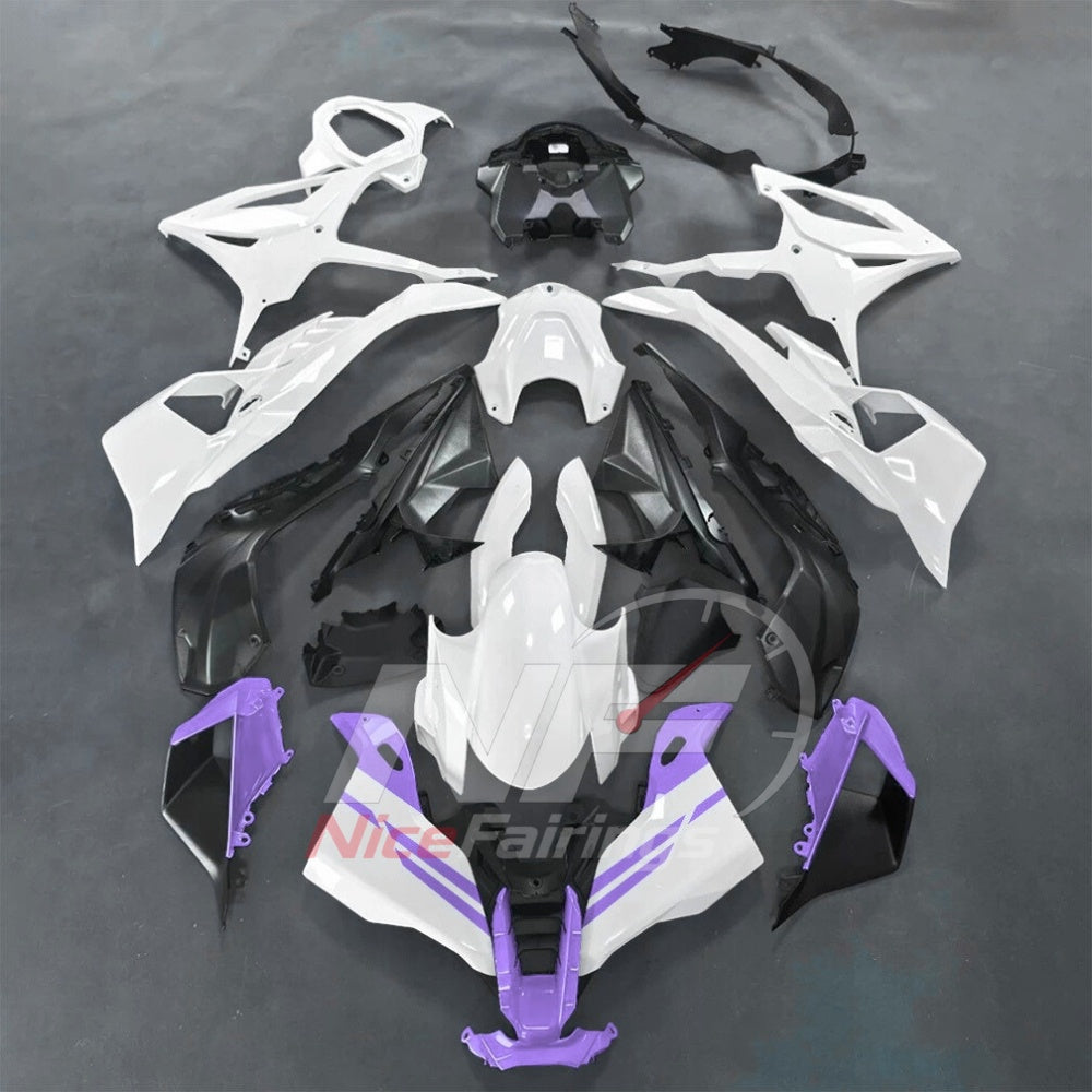 For BMW S1000RR 2025-2026 Green Black Custom Fairings with ABS Sportbike Plastics and Full Body Kit | NiceFairings - paint design NO.6 option image