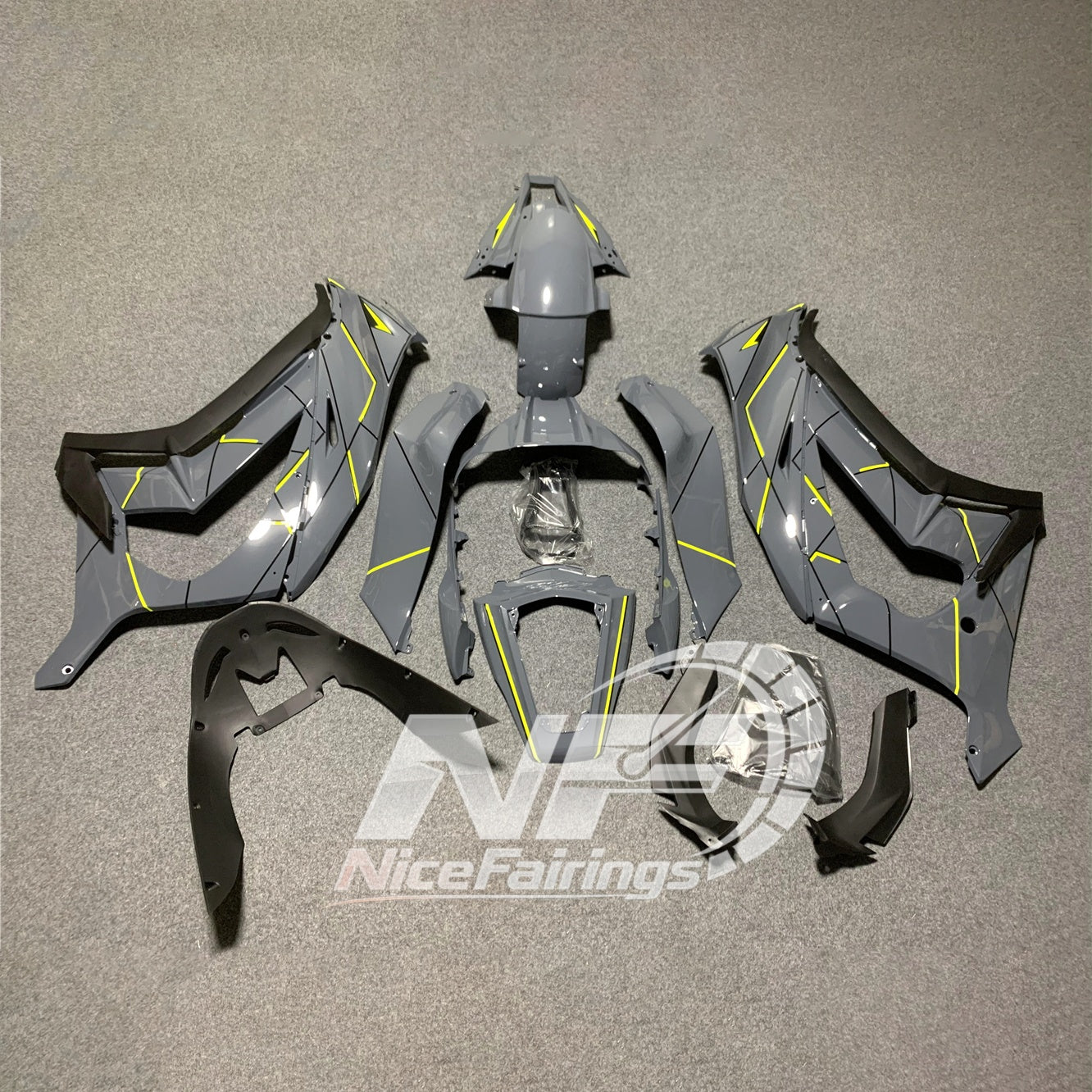 KAWASAKI Ninja ZX10R 2011-2015 Painted Bodywork Panels | NiceFairings - paint design NO.9 option image