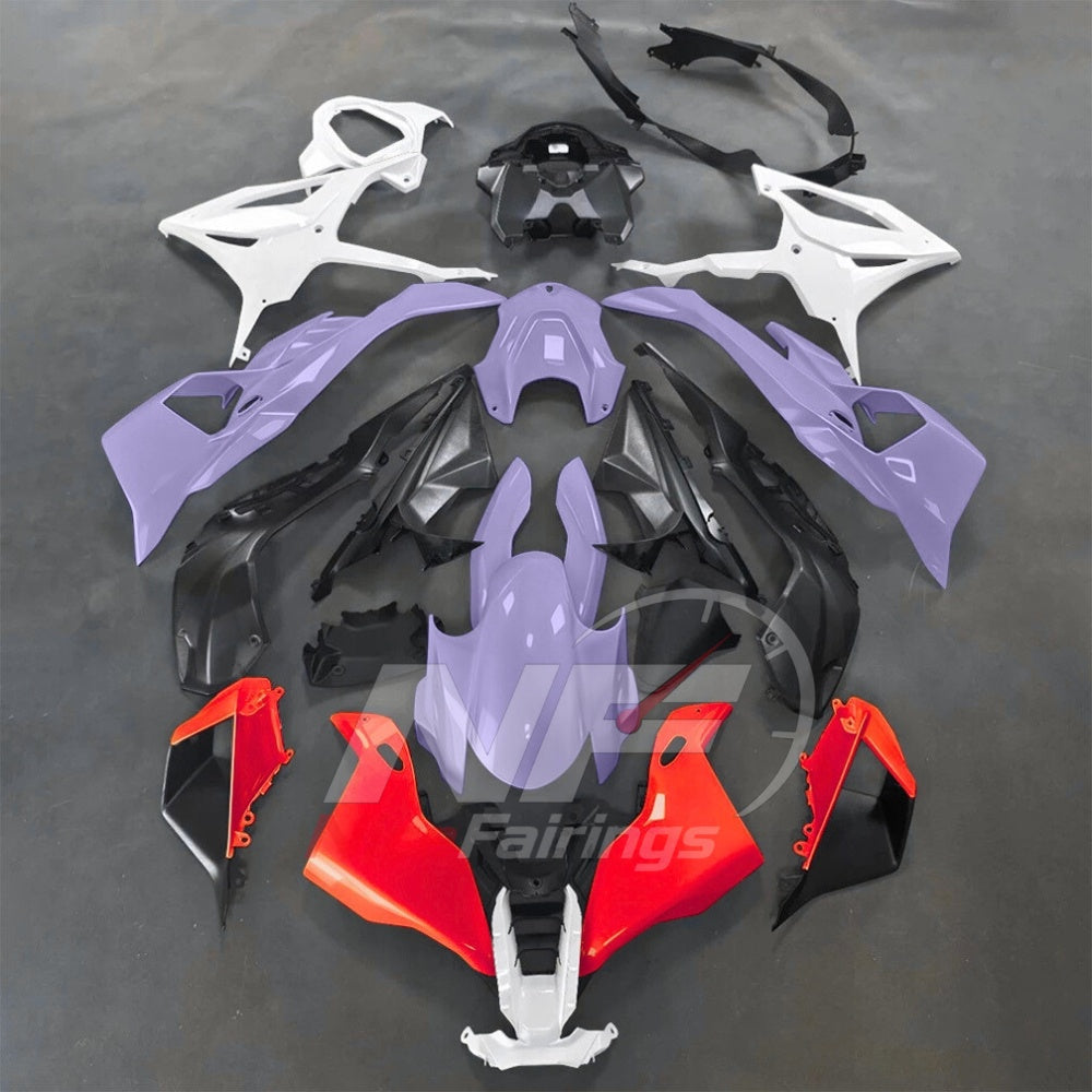 For BMW S1000RR 2025-2026 Yellow Black Painted ABS Fairings with Complete Replacement Bodywork | NiceFairings - paint design NO.4 option image