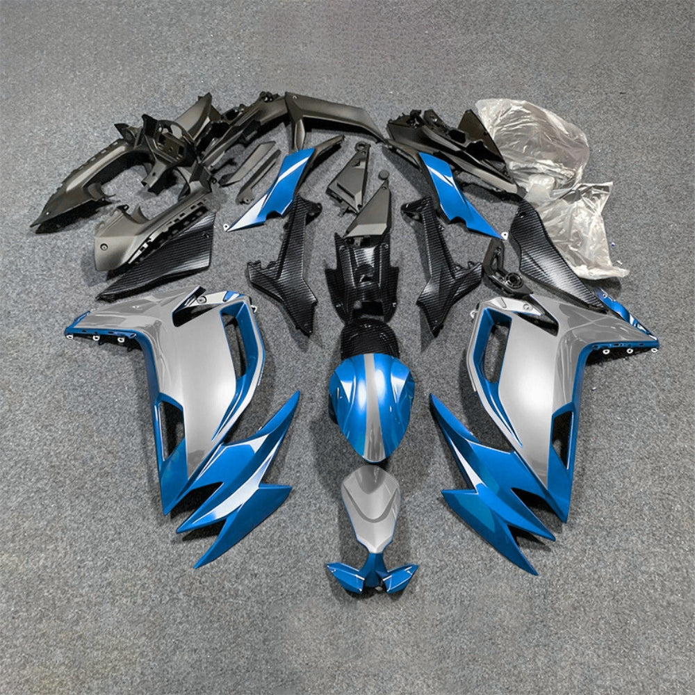 For KAWASAKI Ninja 650 ER-6F 2020-2026 Green Black Aftermarket ABS Fairing Kit Full Bodywork | NiceFairings - paint design NO.2 option image