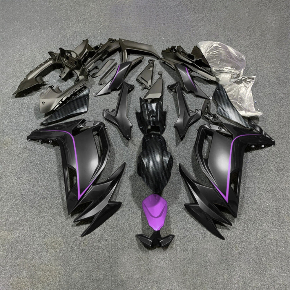 For KAWASAKI Ninja 650 ER-6F 2020-2026 Red Black Injection Molded Fairing Kit Bodywork Set | NiceFairings - paint design NO.2 option image