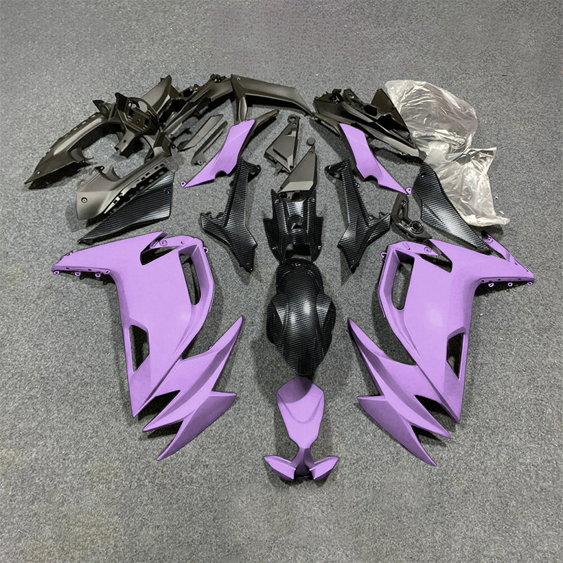 For KAWASAKI Ninja 650 ER-6F 2020-2026 Red Black ABS Fairing Kit Complete Bodywork Panels | NiceFairings - paint design NO.2 option image
