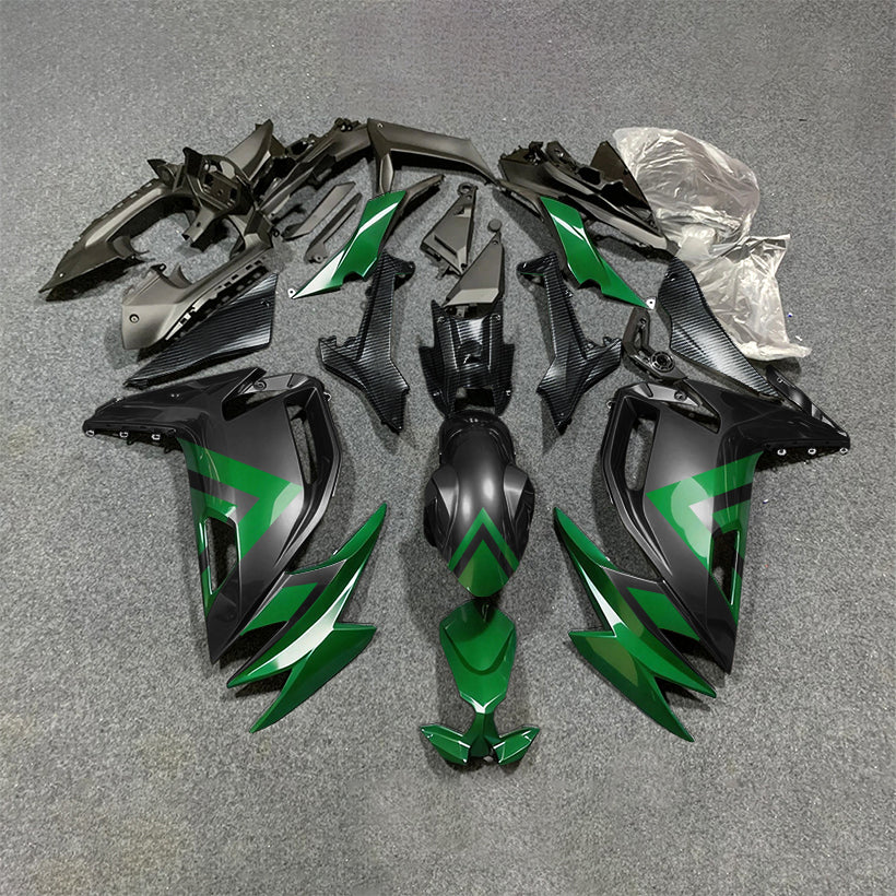 For KAWASAKI Ninja 650 ER-6F 2020-2026 Red Black Custom Painted Motorcycle Fairings Kit | NiceFairings - paint design NO.2 option image