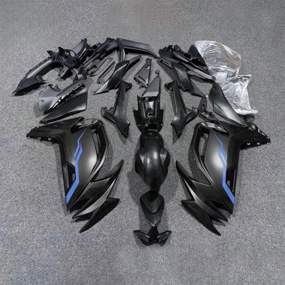 For KAWASAKI Ninja 650 ER-6F 2020-2026 Yellow Black Sportbike Fairings Kit Replacement Cowling | NiceFairings - paint design NO.2 option image