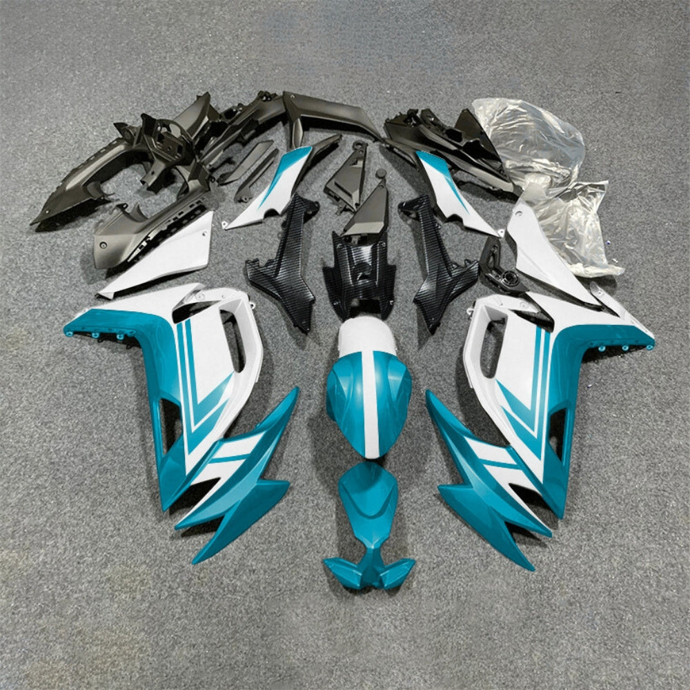 For KAWASAKI Ninja 650 ER-6F 2020-2026 Red Black ABS Fairing Kit Complete Bodywork Panels | NiceFairings - paint design NO.2 option image