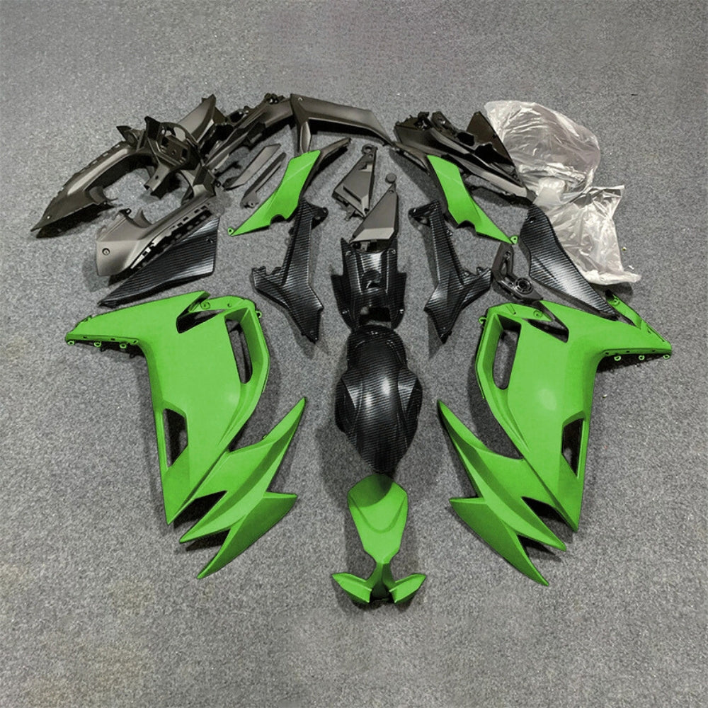 For KAWASAKI Ninja 650 ER-6F 2020-2026 Red Black ABS Fairing Kit Complete Bodywork Panels | NiceFairings - paint design NO.3 option image