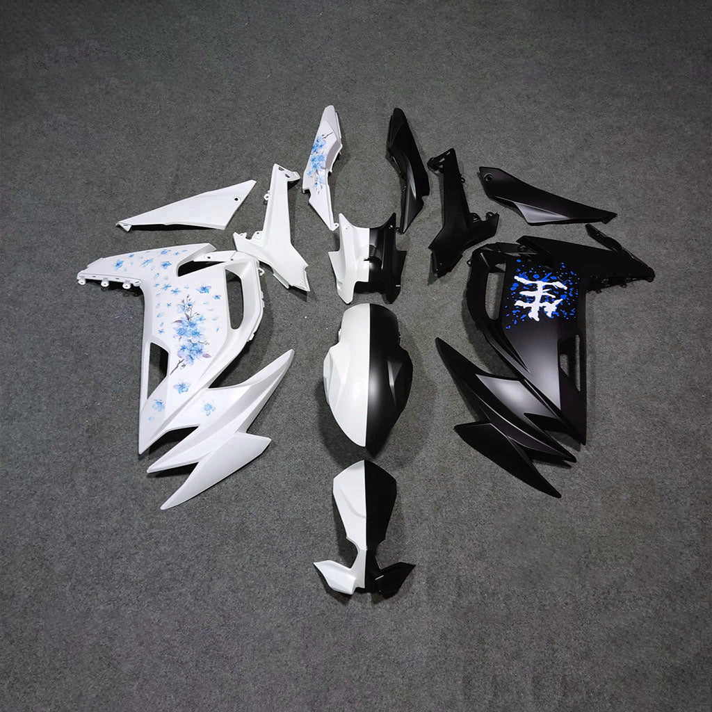 For KAWASAKI Ninja 650 ER-6F 2020-2026 Red Black ABS Fairing Kit Complete Bodywork Panels | NiceFairings - paint design NO.3 option image