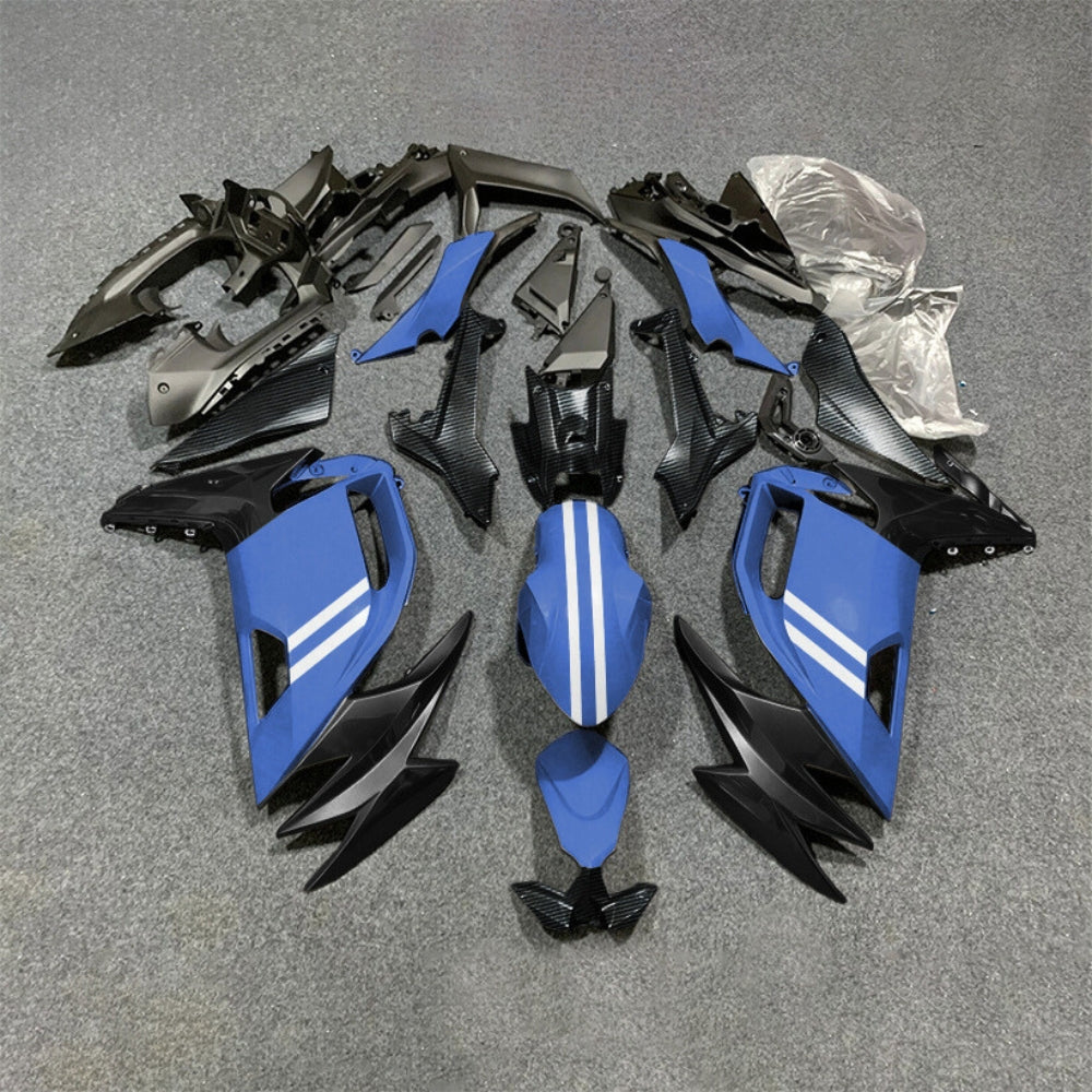 For KAWASAKI Ninja 650 ER-6F 2020-2026 Green Black Injection Molded Fairing Kit Bodywork Set | NiceFairings - paint design NO.3 option image