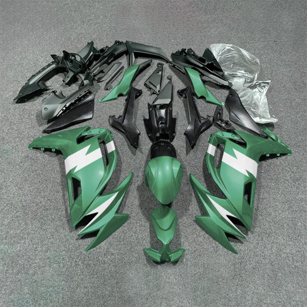 For KAWASAKI Ninja 650 ER-6F 2020-2026 Blue Black Custom Painted Motorcycle Fairings Kit | NiceFairings - paint design NO.4 option image