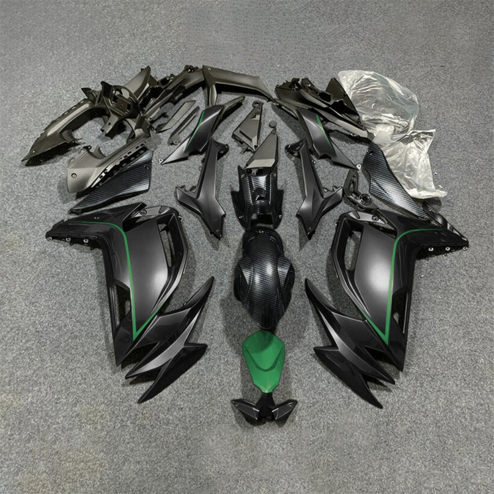 For KAWASAKI Ninja 650 ER-6F 2020-2026 Red Black Injection Molded Fairing Kit Bodywork Set | NiceFairings - paint design NO.4 option image