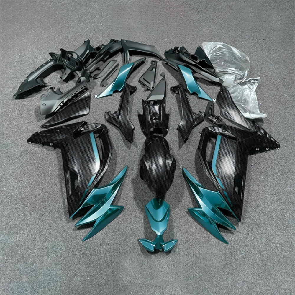 For KAWASAKI Ninja 650 ER-6F 2020-2026 Red Black Custom Painted Motorcycle Fairings Kit | NiceFairings - paint design NO.4 option image