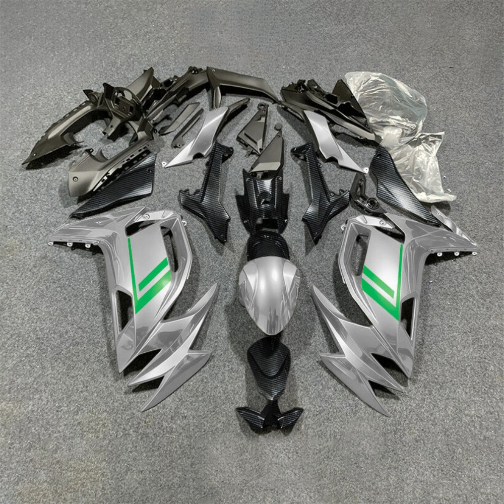 For KAWASAKI Ninja 650 ER-6F 2020-2026 Yellow Black Aftermarket ABS Fairing Kit Full Bodywork | NiceFairings - paint design NO.4 option image