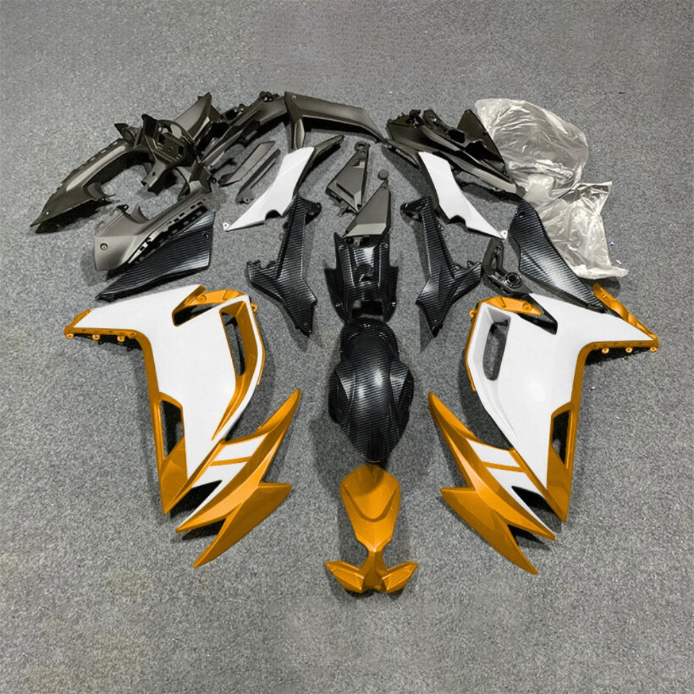 For KAWASAKI Ninja 650 ER-6F 2020-2026 Blue Black Injection Molded Fairing Kit Bodywork Set | NiceFairings - paint design NO.4 option image