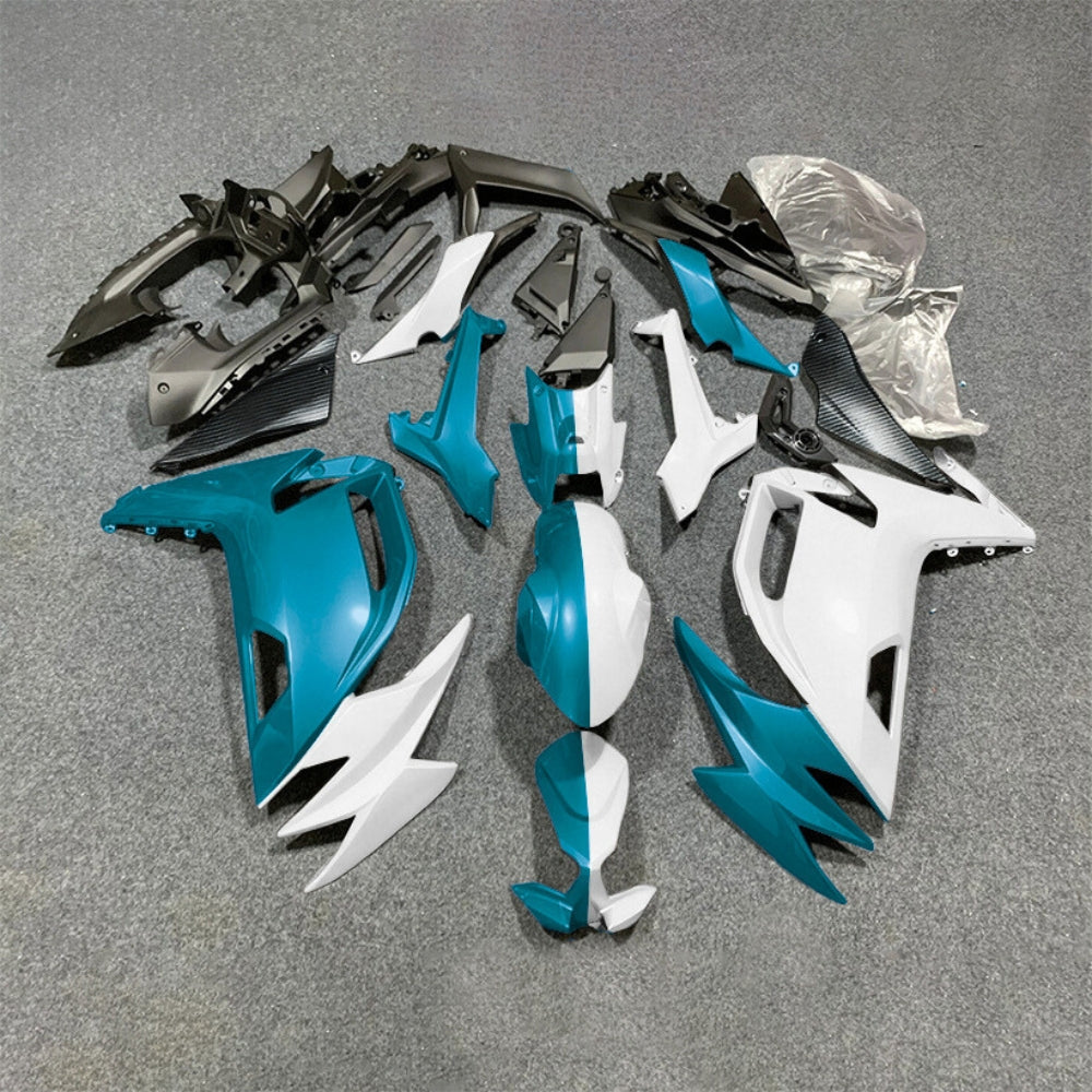 For KAWASAKI Ninja 650 ER-6F 2020-2026 Orange Black Custom Painted Motorcycle Fairings Kit | NiceFairings - paint design NO.5 option image