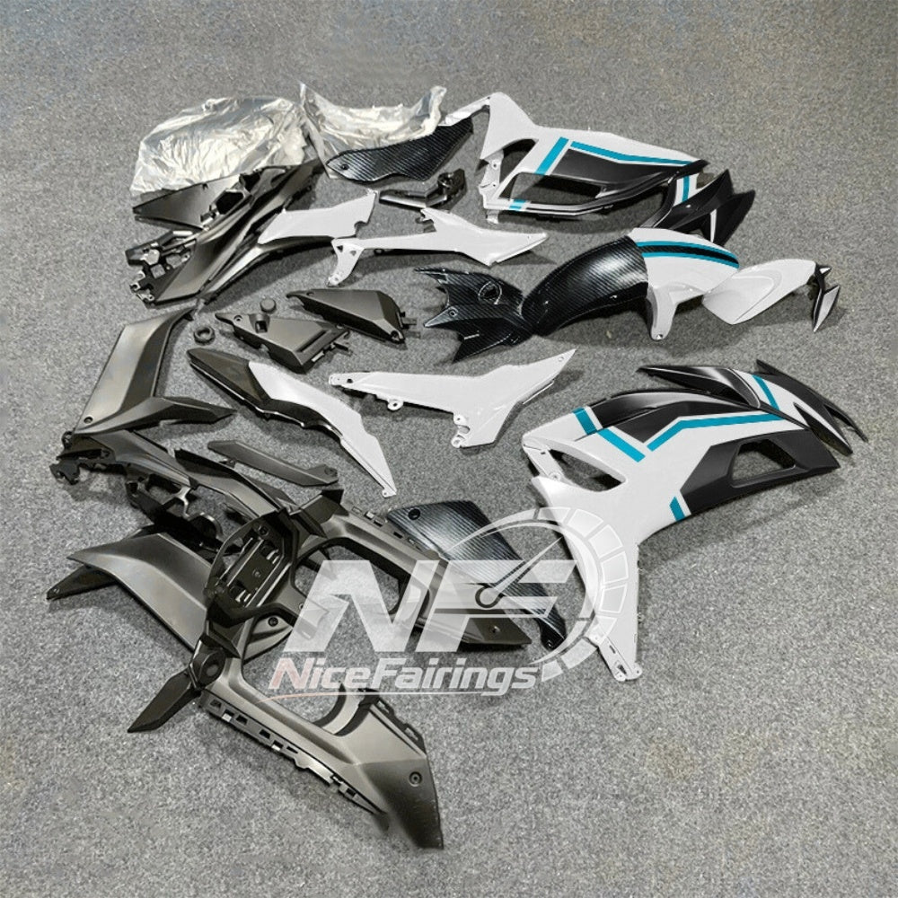 For KAWASAKI Ninja 650 ER-6F 2020-2026 Green Black Aftermarket ABS Fairing Kit Full Bodywork | NiceFairings - paint design NO.5 option image