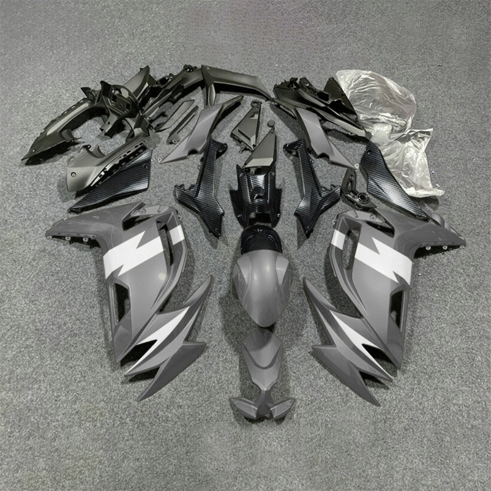 For KAWASAKI Ninja 650 ER-6F 2020-2026 Blue Black Custom Painted Motorcycle Fairings Kit | NiceFairings - paint design NO.5 option image
