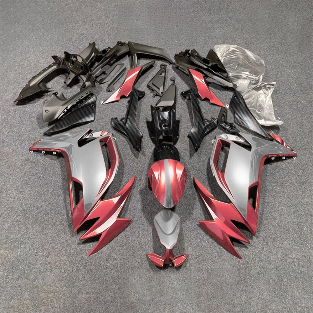 For KAWASAKI Ninja 650 ER-6F 2020-2026 Green Black Aftermarket ABS Fairing Kit Full Bodywork | NiceFairings - paint design NO.5 option image
