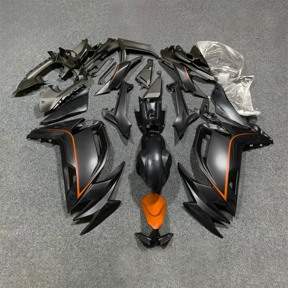 For KAWASAKI Ninja 650 ER-6F 2020-2026 Red Black Injection Molded Fairing Kit Bodywork Set | NiceFairings - paint design NO.5 option image